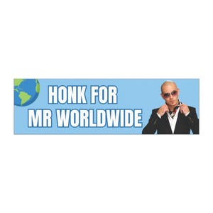 10" x 3" Funny Bumper Magnets | Mr Worldwide, Cracker Barrel, Autozone, Guy Fieri, Costco Parody Humor | Bumper Sticker Alternative image 7