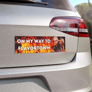 10" x 3" Funny Bumper Magnets | Mr Worldwide, Cracker Barrel, Autozone, Guy Fieri, Costco Parody Humor | Bumper Sticker Alternative image 4