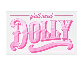 18 x 10 cm stötfångarmagnet till Dolly, rolig stötfångarmagnet, rolig bilmagnet, alternativ till stötfångardekal, rolig magnetisk stötfångardekal