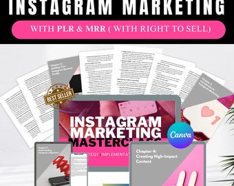 Instagram Business Growth Guide: Social Media Marketing, PLR & MRR (Digital Download