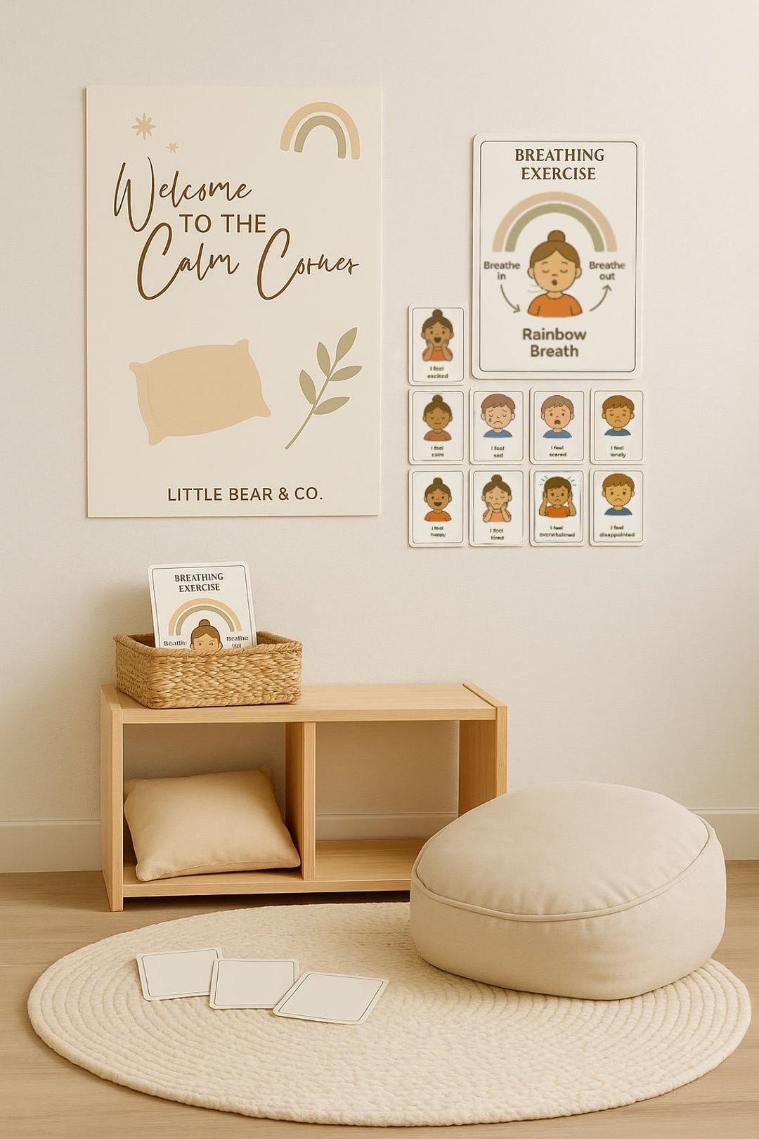 Calm Corner Kit for Kids – Printable Emotion Cards, Coping Tools ...