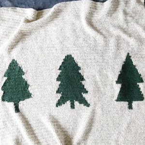 Tree Blanket Crochet Pattern, Granny blanket pattern baby blanket pattern Granny Crochet Patterns Christmas Blanket Pattern Noel Crochet