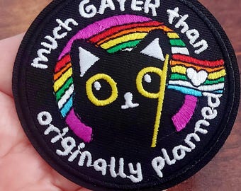 Much Gayer than Originally Planned Iron on Patch