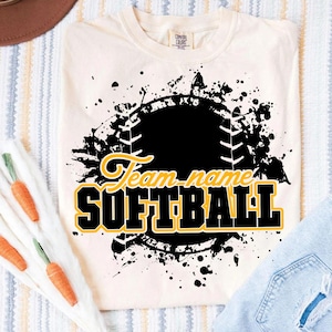 Benutzerdefinierte Softball-Team-Name Png, benutzerdefinierte Schulgeist Png, Schul Softball-Team Png, Softball-Logo Png, benutzerdefinierte Sport Png, Spieltag Schule png
