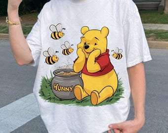 Pooh Bear PNG, Family Png, Vacation Heat PNG, Kids T-Shirt Design