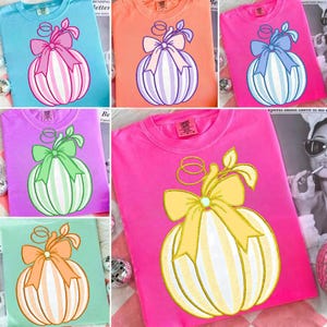 Seersucker Pumpkin Neon Bundle PNG, Pumpkin PNG, Seersucker PNG, Fall Png, Coquette Png, Trendy Png, Halloween Bow Fall Png, Digital Design