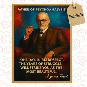 Sigmund Freud quote, psychologist quote, therapy decor, office decor, therapist decor, counseling office, mental health, neurologist quote