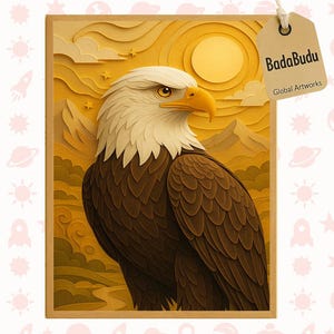 american eagle decor, kids room decor, majestic american eagle print, wildlife poster, patriotic bird decor, modern kids decor, trend wall