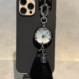 Kpop Demon Hunters and Saja Boys Keychain | Handmade Tassel Charm - Korean Norigae Keyring