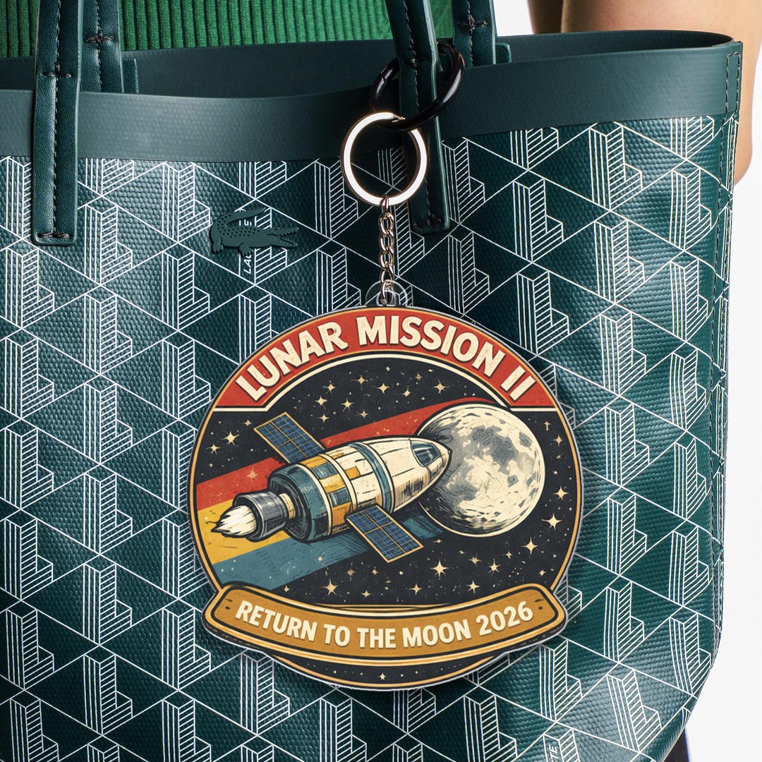 Mission Key Chain Artemis II 2026 Rocket Launch Keychain/sticker, Future Moon Mission ...