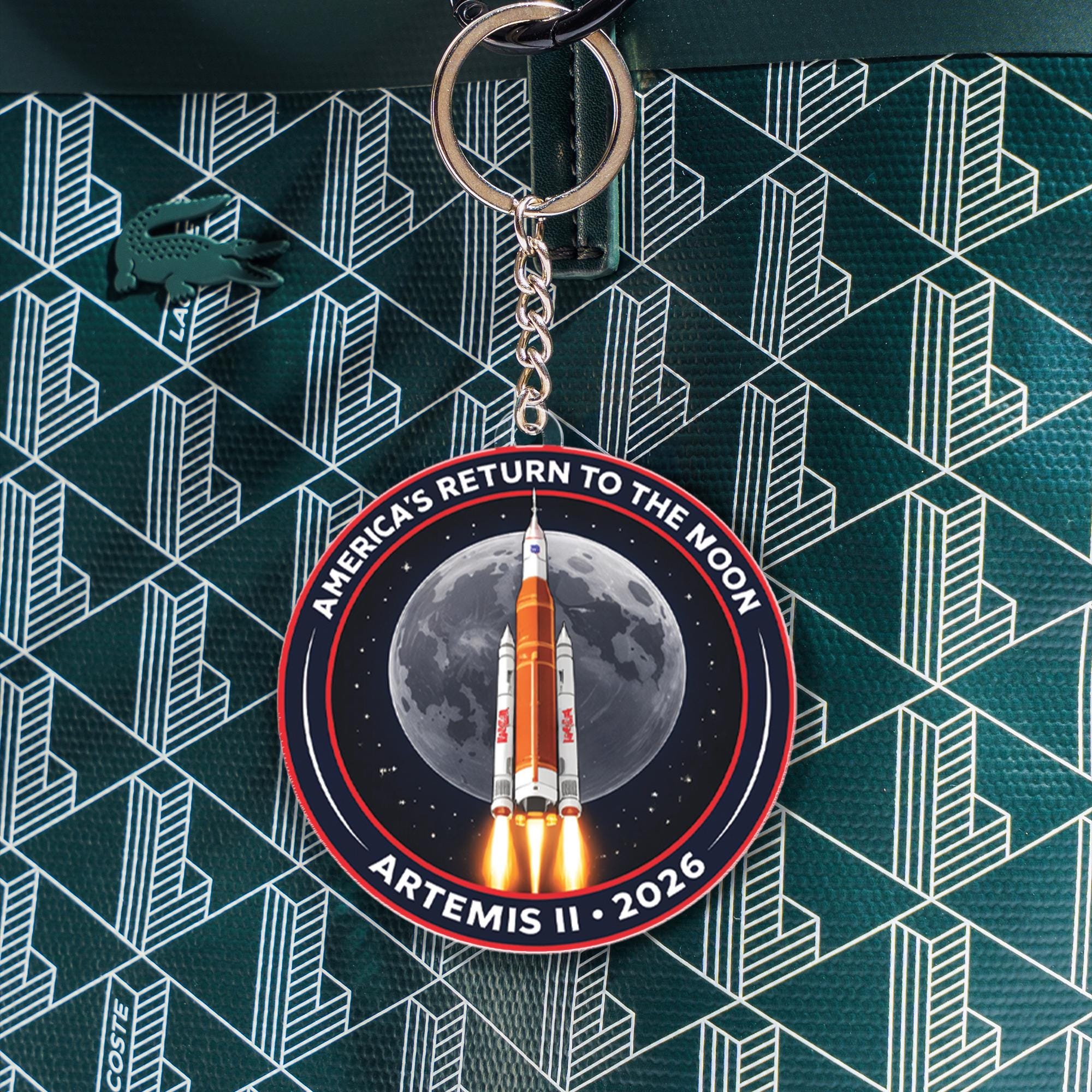 Mission Key Chain Artemis II 2026 Rocket Launch Keychain/sticker, Future Moon Mission ...