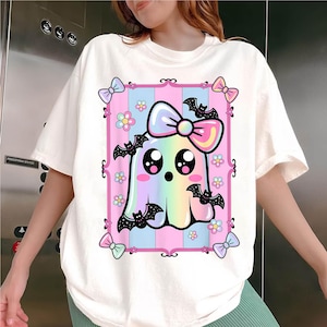 Preppy Halloween Ghost Png, Cute Boo Ghost Coquette Png, Floral Spooky Season Png, Girly Halloween Shirt Design, Spooky Pumpkin Sublimation
