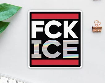 Anti-ICE Sticker/Automagnet, Politischer Widerstand, Einwanderungsrecht, Opope Trump