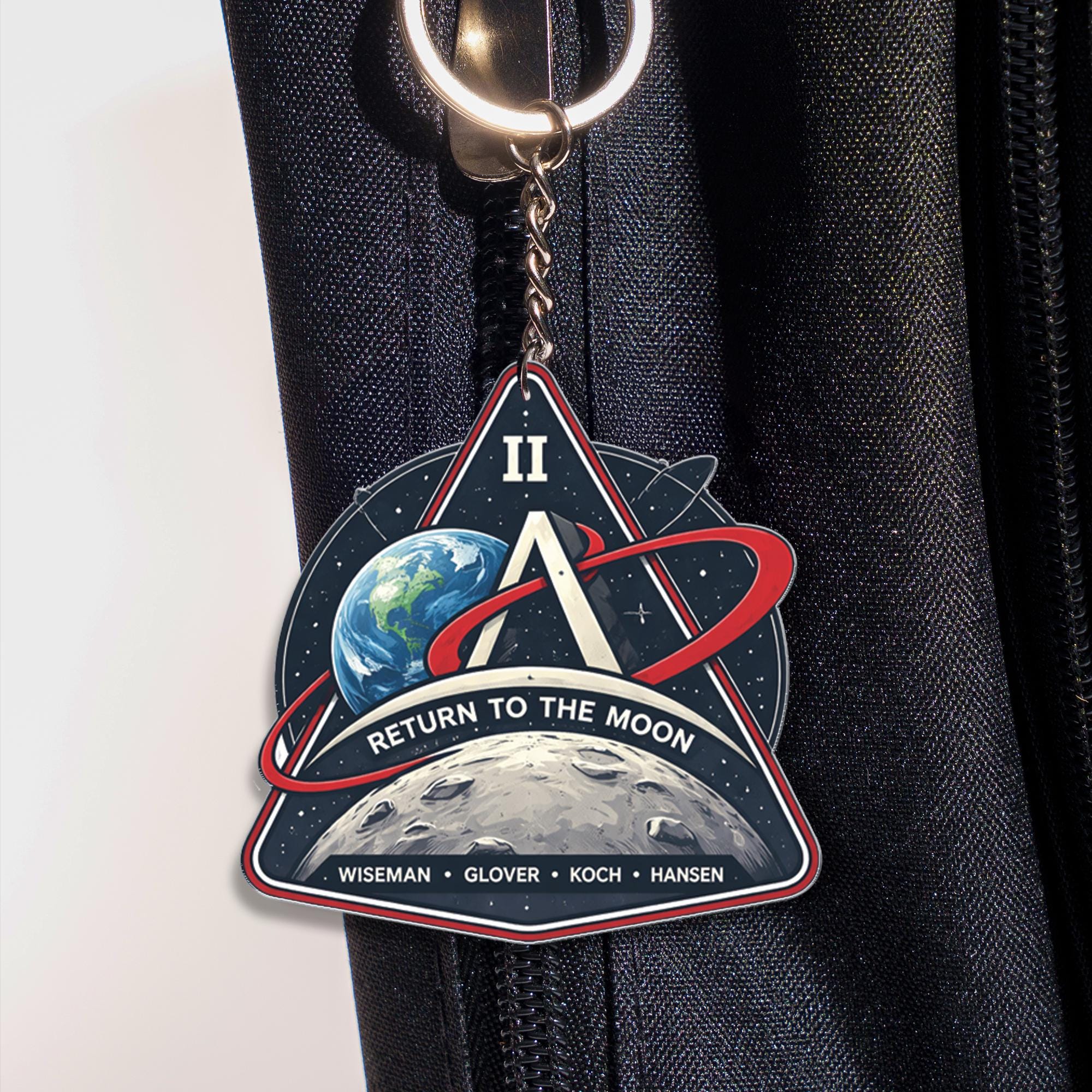 Artemis II 2026 Rocket Launch Keychain, Future Moon Mission Keychain ...