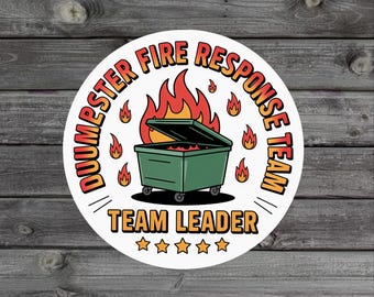 Dumpster Fire Sticker/Car Magnet, This Little Light Of Mine, Anxiety Sticker, Sarcastic Sticker, Funny Laptop Decal, Car Decals For Women