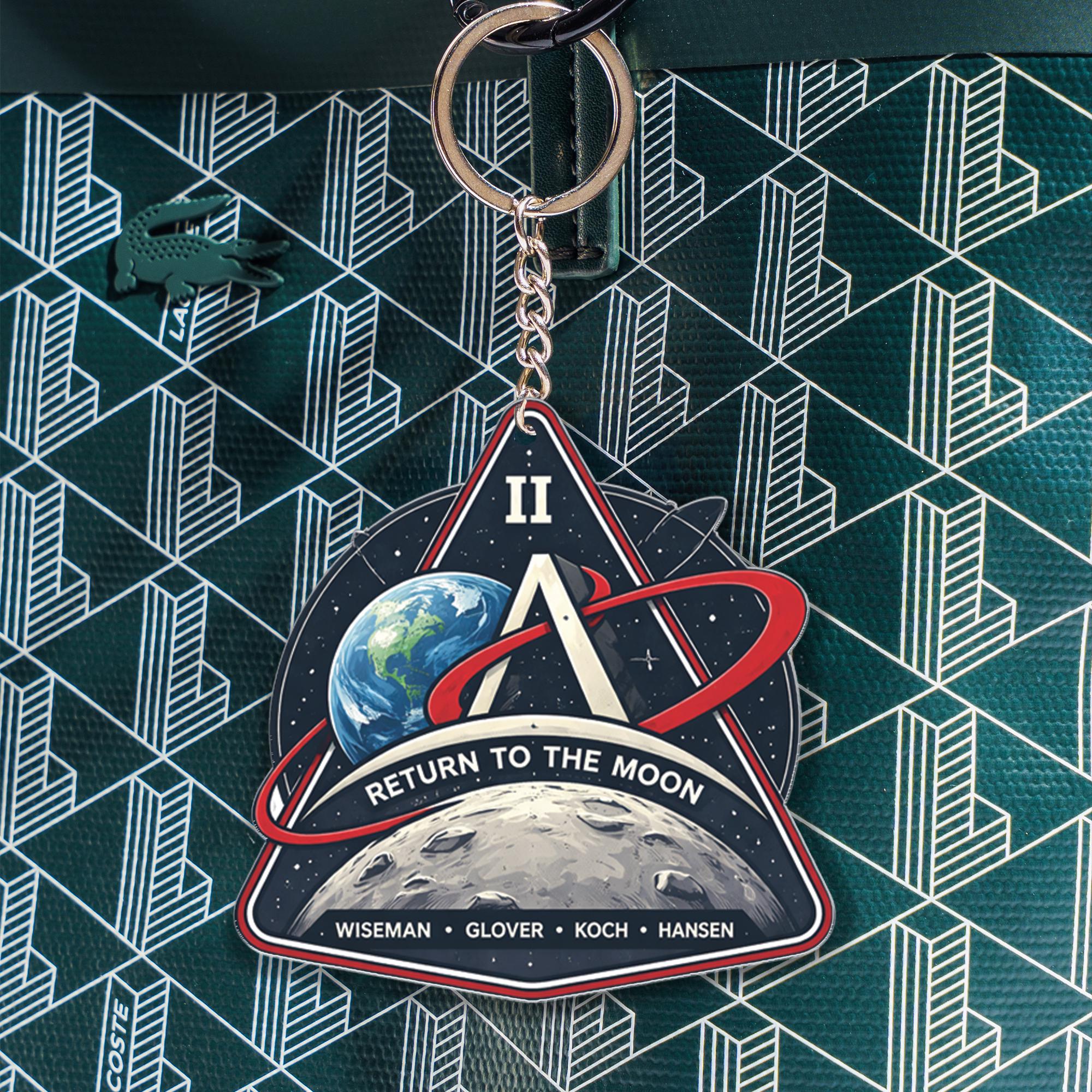 Artemis II 2026 Rocket Launch Keychain, Future Moon Mission Keychain ...