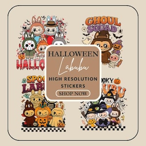 Halloween LaBubu Bunny Costume PNG: Kawaii Monster Clipart Halloween Bunny Monster Clipart PNG – Kawaii LaBubu Costume Digital Download