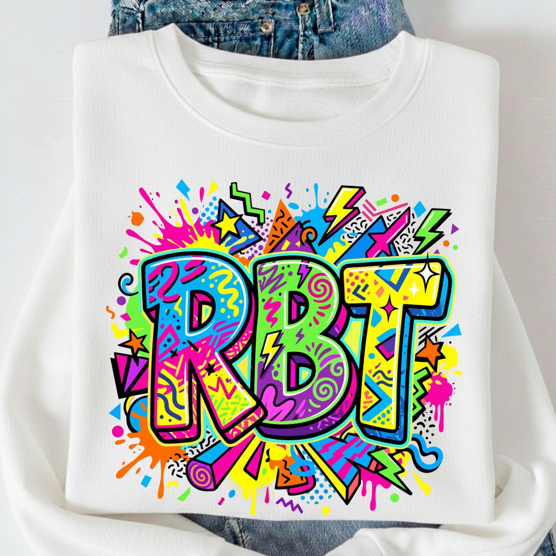 Colorful RBT PNG, Sublimation Design, Registered Behavior Technician ...