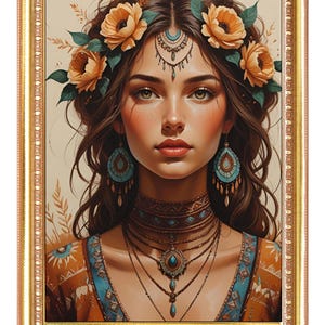 boho style art