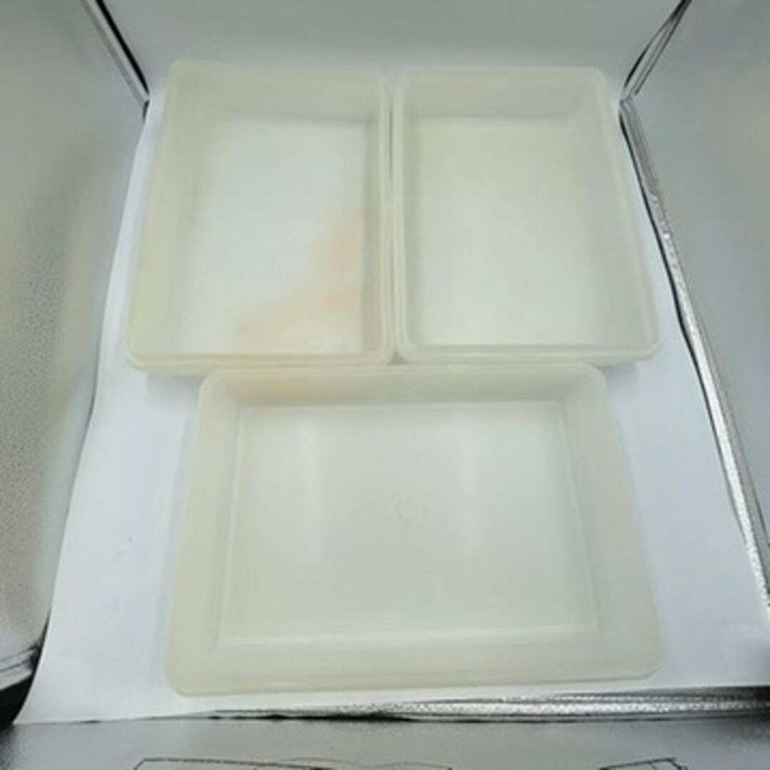 Bundle Lot 3 Vintage Tupperware Rectangular Bowls Containers NO LIDS - Etsy