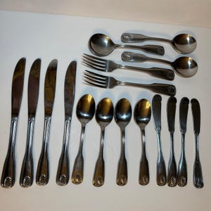 World Tableware COQUILLE Rostfritt stål 17-delat WT Shell Taiwan Bestickset