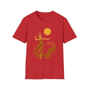 Cambodian Heritage Graphic T-Shirt | Angkor Wat, Apsara, Khmer Culture Tee