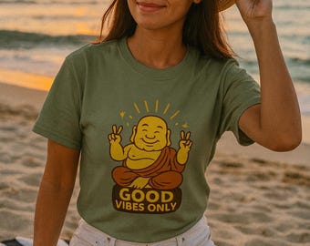 Good Vibes Only T-Shirt: Unisex Inspirational Tee