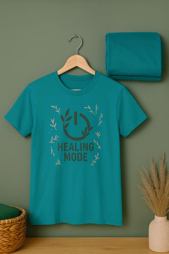 System Error Tee – Mental Reset & Healing Mode Graphic Shirt”