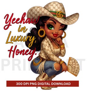 Cowgirl Chic: Black Betty Boop PNG, Digital Download for Rodeo Enthusiasts Sublimation file