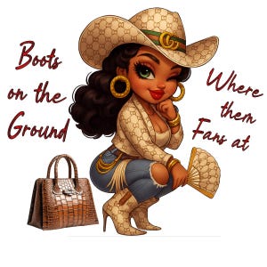 Cowgirl Chic Black Betty Boop PNG, Digital Download for Rodeo Enthusiasts Sublimation file, Where them Fans at, Boots on the Ground Design