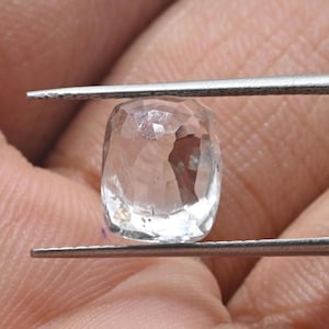 Genuine white sapphire loose stone for ring, no heat natural white sapphire for jewelry, 5 carat shrilanka white sapphire loose gemstone