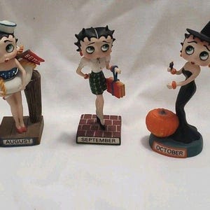 アメコミ Betty Boop Calendar Girls Figurine March Betty Boop Calendar Figurines - Etsy