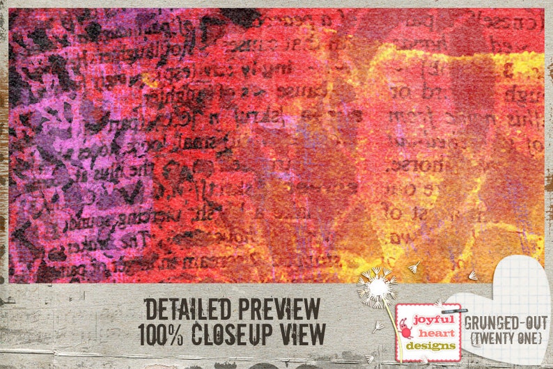 12x12 inches photography cards Grunged-Out {#21} flyers 5 painted and artsy digital scrapbooking papers for invitations posters