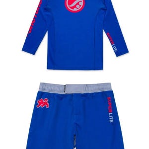 Shoyoroll Batch 145 SuperLite Retro Rash Guard & MMA Shorts Set | BJJ NoGi | Jiu Jitsu Grappling Gear | Training Wear + Free Shipping