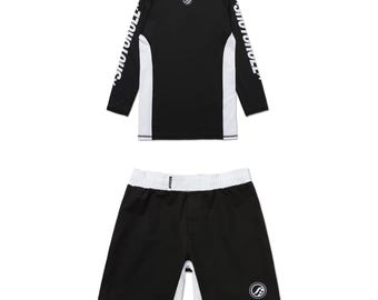 Shoyoroll Atlas Competitor BJJ Rashguard e pantaloncini MMA Set – Attrezzatura da allenamento