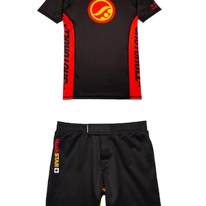Shoyoroll BlackSTAR Batch 146 Rash Guard + MMA Shorts | BJJ Nogi Jiu Jitsu Gear | BJJ Rashguard | Grappling Rashguard Set | Free Shipping