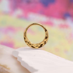 Septum Ring 16G Forging Hypoallergenic Hoop 316L Surgical Steel Conch Rook Daith Tragus Piercing Cartilage Earring Nose Ring Helix Piercing