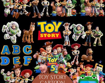 Toy Story PNG, Toy Story 5 PNG, Toy Story 5 Characters and Friends Bundle PNG, Woody Buzz Jessie Digital Clipart, You’ve Got a Friend in Me