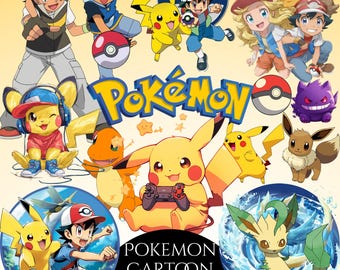 PNG di Pokémon, PNG di cartoni animati carini, Pikachu, clipart di Pokémon, felpa con cappuccio di Pokémon, design di Pokémon, rivestimento per tazza di Pokémon, arte di Pokémon, clipart di Pokémon