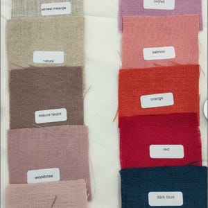 Extra Wide Multicolor Linen Fabric: Soft Washed French Flax (285cm/112&quot; width) - By the Meter