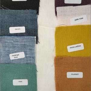 Soft Washed Linen Fabric: Extra Wide 285cm, Natural French Flax