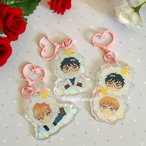 Baek Cirrus & Yeon Skylar | Yaoi Acrylic Keychain | Double Sided | BL | Manhwa
