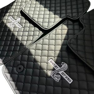 For SHELBY GT350 Car Floor Mat, Custom made to order. Fit SHELBY GT350 Leather Car Floor Mat, SHELBY GT350 Car Accessory, A++