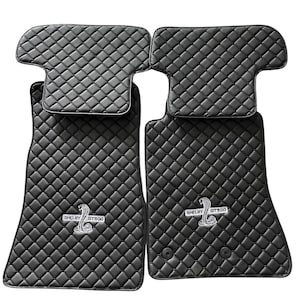 Alfombrilla para el SHELBY GT500, hecha a medida. Alfombrilla de piel compatible con el SHELBY GT500, accesorio para el SHELBY GT500, A++