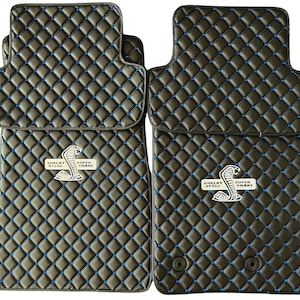 For Shelby GT350 SUPER SNAKE Car Floor Mat, Custom made to order. Fit SHELBY GT350 Leather Car Floor Mat, Shelby GT350 Car Accessory, A++