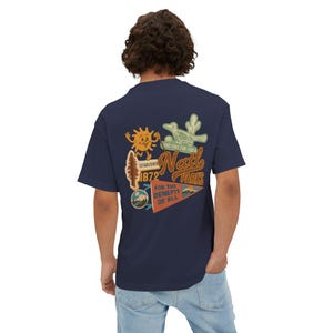 Nature Lover Oversized Tee, Unisex Graphic T-Shirt, Casual Wear, Gift for Adventurers, Eco-Friendly Apparel, Summer Fashion, Hiking Shirt
