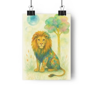 Giclée Art Print Lion