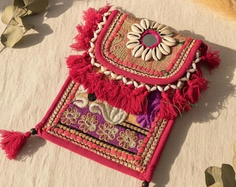 Boho Embroidered Banjara Crossbody Bag, Wedding Souvenirs Bridesmaid Gifts