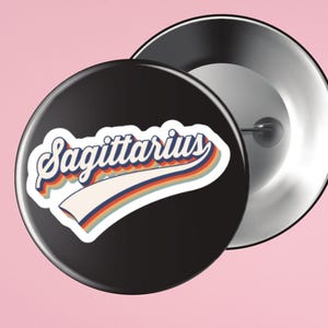Retro Sagittarius Zodiac Sign Sticker,Digital Sagittarius Zodiac Sign Sticker,Sagittarius Zodiac Sign Sticker, Sagittarius Horoscope Sticker