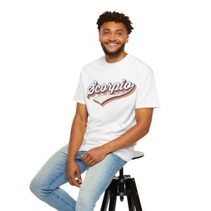 Camiseta del zodiaco Escorpio, regalo de cumpleaños, camiseta del signo del zodiaco, regalo para Escorpio nacido en octubre o noviembre, regalo del horóscopo, en mi era de Escorpio